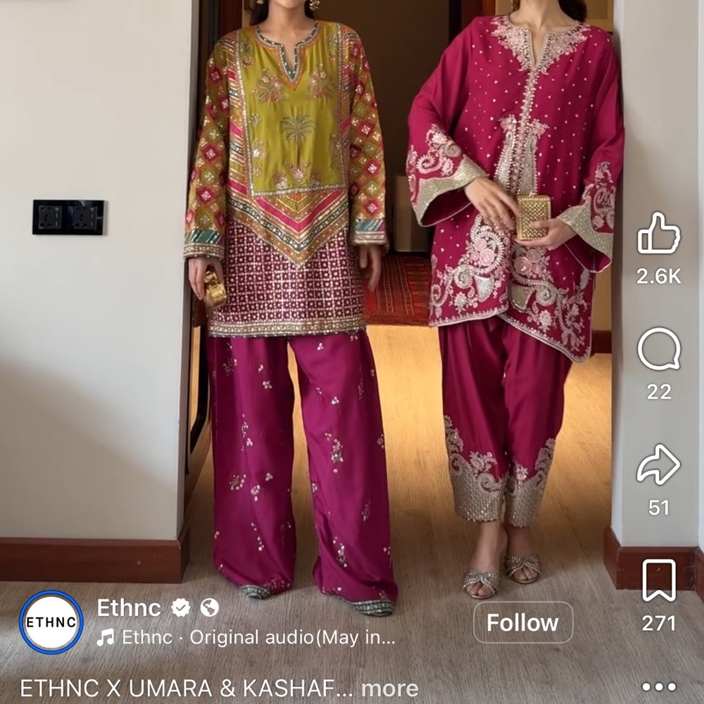 Ethnc Pakistani Two Piece Suit